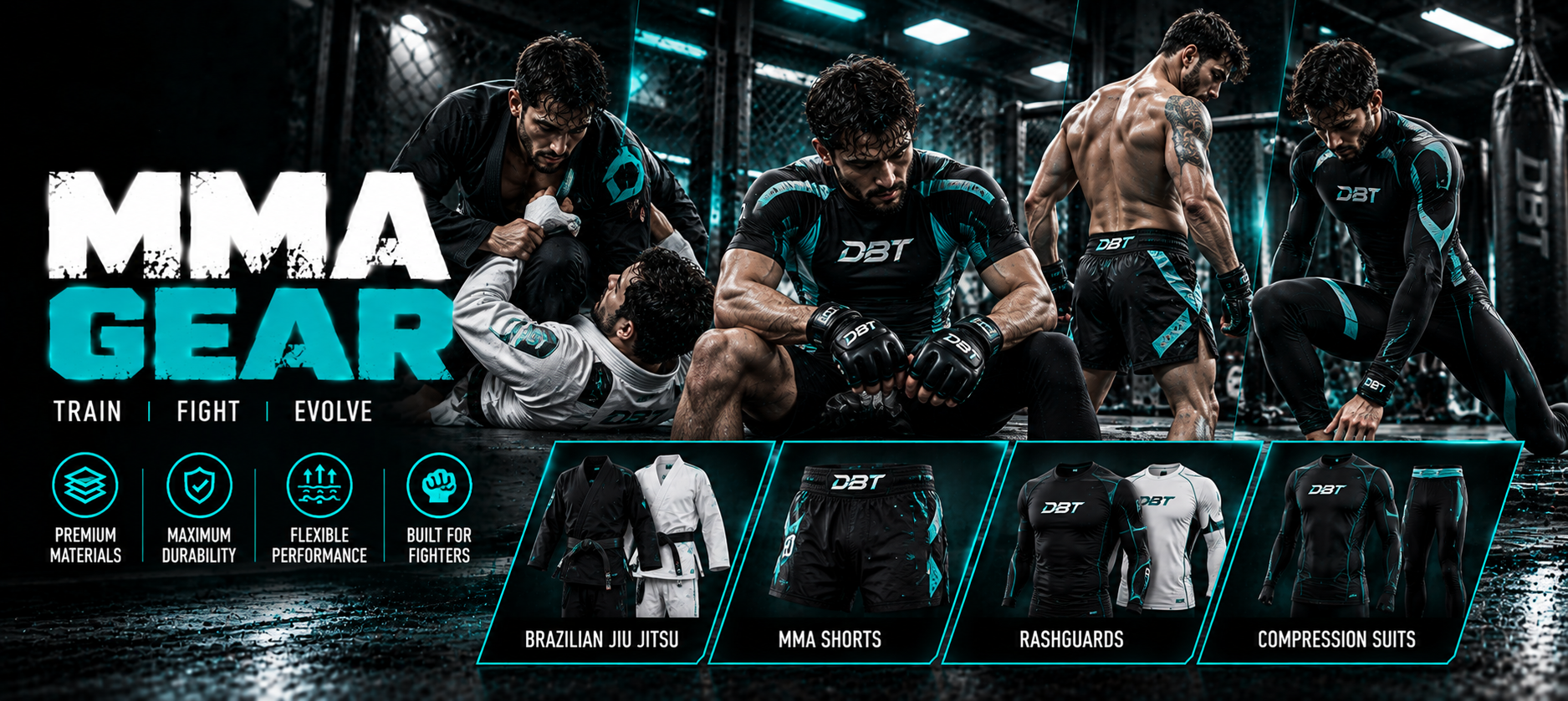 DBT MMA Gear_ Train, Fight, Evolve