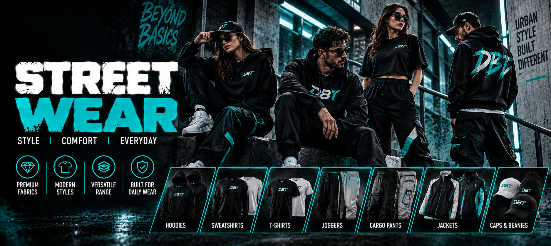 DBT Urban Streetwear Campaign